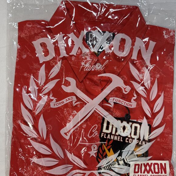 DIXXON Flannel Company Men's The 350 Mechanic Party Shirt Button Down Size L NEW - Picture 5 of 6